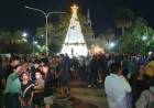 La Plaza General Belgrano ya tiene su arbolito navideño