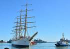 La Fragata Libertad arribó a la Base Naval Puerto Belgrano