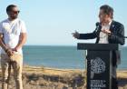 El Gobernador Kicillof visitó Pehuen Co