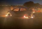 Abandonaron e incendiaron el Gol Trend que había sido robado la semana pasada en Punta Alta