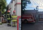 Un desperfecto en tendido eléctrico casi genera un principio de incendio en un local comercial