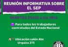 ATE Punta Alta brindará asesoramiento para los contratados que deban rendir examen