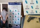 Dos personas fueron aprehendidas luego de que dejaran un arma en un remis 