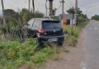 Perdió el control de su auto y chocó contra un alambrado en el cruce de la ruta 229 y acceso a Villa del Mar
