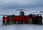 La Armada Argentina realizó una aeroevacuación sanitaria en la Antártida