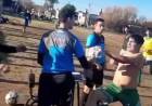 Un árbitro sufrió una terrible agresión en un partido de la Liga Rosaleña disputado en Villa Arias