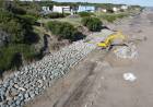 Continúan las obras hidráulicas estratégicas para proteger la costa de Pehuen Co