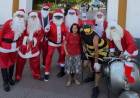 Papá Noel en Vespa recorrió parte de Bahía Blanca y Punta Alta