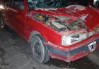 Un auto impactó con un caballo suelto en la ruta 249