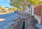 Vecinos denuncian que sin aviso les rompen veredas para instalar cables