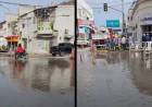 Una empresa rompió un caño de agua en pleno centro de la ciudad