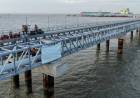 Avanza en Rosales la ampliación de un muelle estratégico para Vaca Muerta