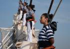 La fragata ARA “Libertad” arribó a Kingston en el marco de su LIV Viaje de Instrucción