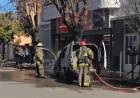 Un utilitario se incendió mientras circulaba por el centro de Punta Alta