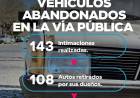 El Municipio continúa trabajando para retirar vehículos abandonados de la vía pública 
