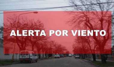 Se mantiene un alerta amarilla por viento y fuertes ráfagas en Coronel Rosales y la zona