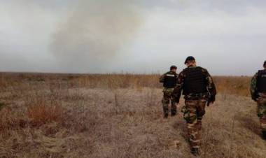 Las Fuerzas Armadas vuelven a brindar apoyo para combatir el fuego en el Delta