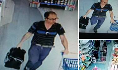 Un delincuente robó elementos por casi 100 mil pesos de un local comercial céntrico
