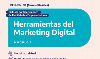 Continúa el Ciclo Fortalecimiento de Habilidades Emprendedoras en Pehuen Co 