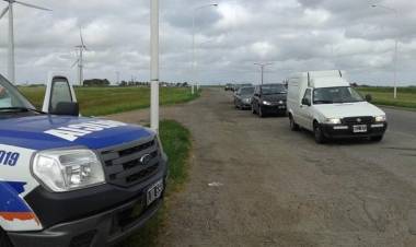Un vuelco en ruta 249 no dejo heridos que lamentar