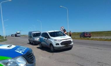 Accidente de tránsito en ruta 3 cerca de Bajo Hondo