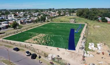 El Hockey del Club Sporting hace realidad el sueño de una cancha de sintético