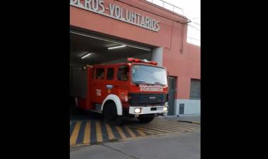 Principio de incendio en una vivienda del Barrio Centenario