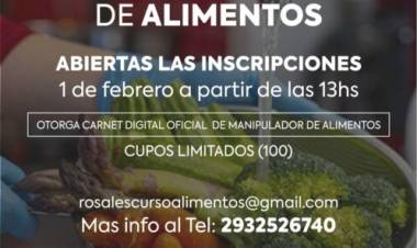 Este miércoles abre inscripción nuevamente para los cursos gratuitos de Manipulación de Alimentos