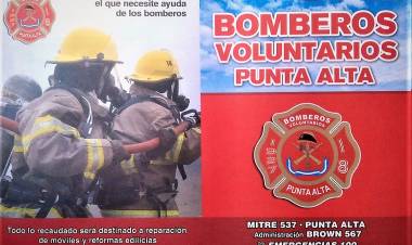 La Asociación Bomberos Voluntarios de Punta Alta lanzaron a la venta un bono contribución