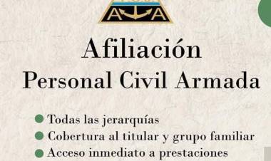 Se realizan afiliaciones para el Personal Civil de la Armada
