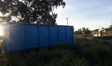 El Municipio rosaleño instaló contenedores tras el PARO del STM