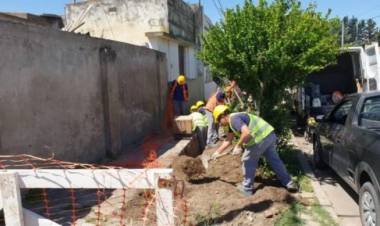 Se realizaron cambios en los cortes de calle por obras de recambio de cañerías
