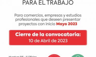 El Municipio abrió la convocatoria a empresas para el programa de entrenamiento para el trabajo 