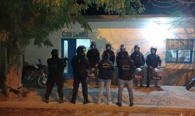 Se realizó un allanamiento en el Club 1ero de Mayo