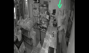 Un delincuente ingresó a robar a una verdulería