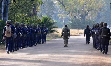 Aspirantes de la Escuela de Suboficiales de la Armada realizaron un Ejercicio Integrador Profesional Básico