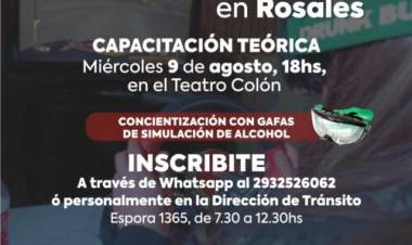  Inscripciones abiertas para el programa “Tu primera licencia en Rosales”, organizado desde el Municipio