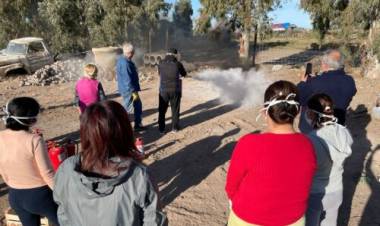 El Municipio de Coronel Rosales realizó nuevos talleres sobre monóxido de carbono y uso de extintores