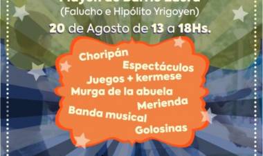 El domingo 20 de agosto se celebrará el “Día de la niñez” en el Playón Municipal de Barrio Laura