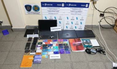 Se realizó un allanamiento por delitos contra el sistema financiero