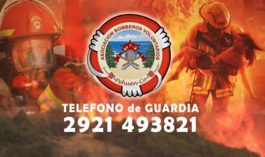 Bomberos Voluntarios de Pehuen Co pide la colaboración de toda la comunidad