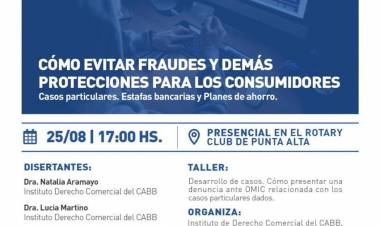 Rotary Punta Alta invita al taller “Cómo evitar fraudes y demás protecciones para Consumidores”