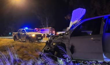 Grave accidente de tránsito en la ruta 229 