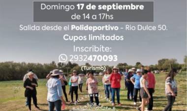 El Municipio invita a una nueva salida de cicloturismo a Villa Arias 