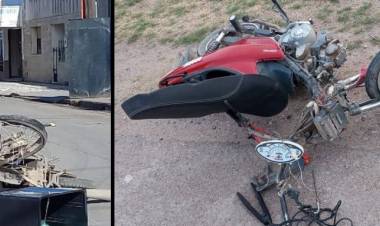 Cómo es el estado de salud de los dos motociclistas que protagonizaron accidentes de tránsito
