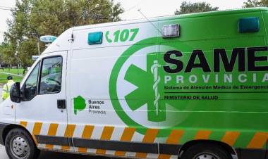 Accidente de tránsito entre un auto y una moto