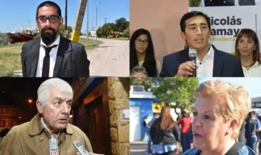 Votaron los candidatos a Intendente por Coronel Rosales, esto dijeron