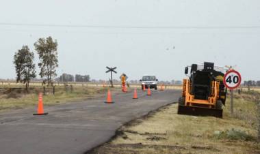 Ex ruta 3: comenzó el trabajo de bacheo profundo