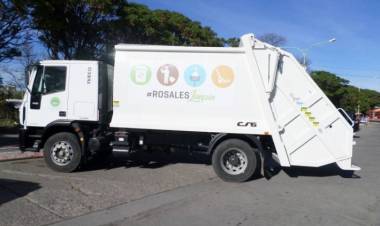 Hoy desde las 17 horas comenzará la recolección de residuos en Coronel Rosales