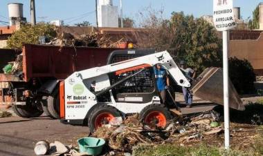 Esta semana la recolección de residuos voluminosos y barrido será por Zona Norte